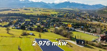 Duża działka budowlana w poroninie