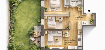 ⭐ ★ ostatnie siewierz 3 pokoje ogród 50m ★ ⭐