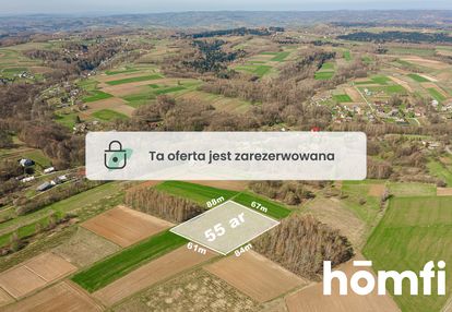 Duża działka w zielonej widokowej okolicy