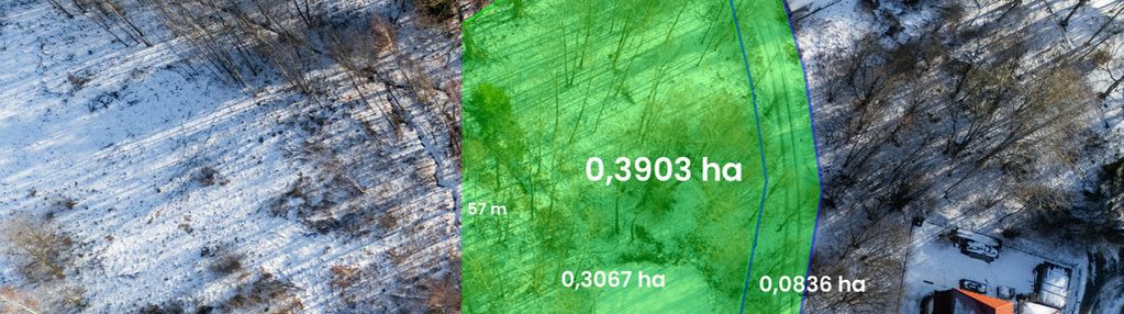 Działka inwestycyjna | projekt - osada domków