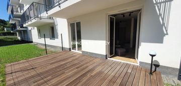 Nowoczesne mieszkanie 37m2 z prywatnym ogródkiem