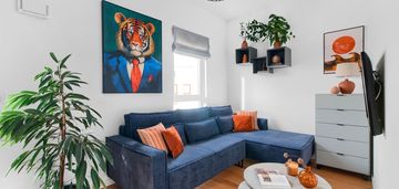 Wysokość 3 m, balkon, klima, pełne wyposażenie