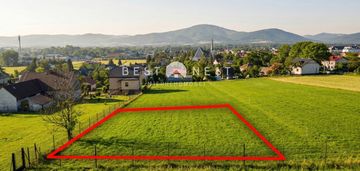 Działka bud | media | dojazd | 15 min od bielska