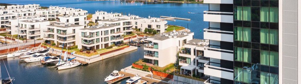 Apartament z balkonem, prywatna przystań jachtowa