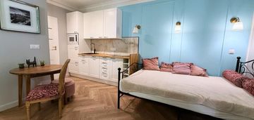 Nowa kawalerka z ogródkiem! parking! gumieńce