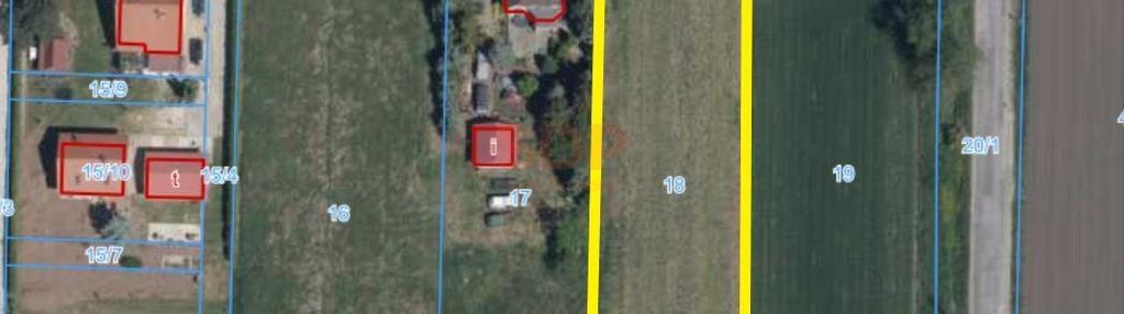 Działka 1800 m2 z możliwością zabudowy, media w drodze