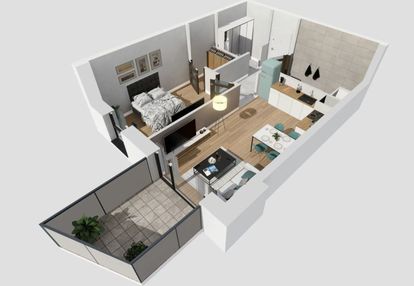 Ostatnie wolne! 2 pokoje z balkonem