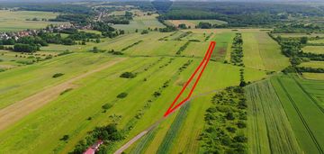 Działka rolna poręba-niwki