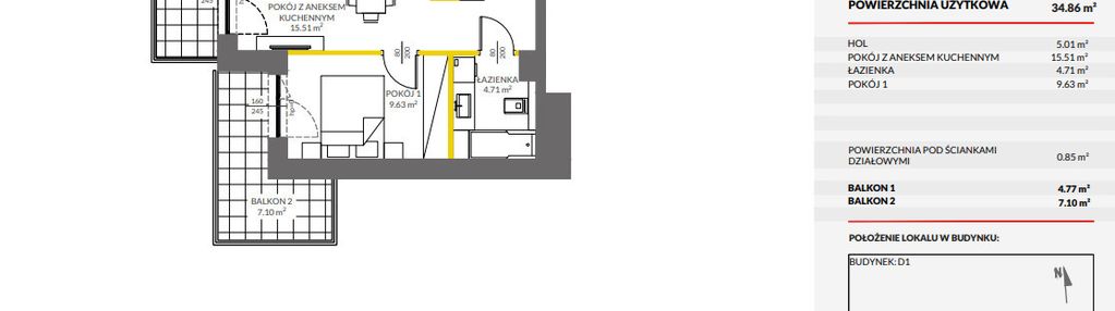 Mistrzejowice 2 pokoje 2 balkony klucze na już!