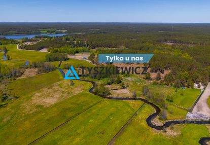 Rolbik, działka nad rzeka zbrzycą - kaszuby