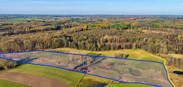 Jędrychówko|5,34 ha|warunki zabudowy|rzeka i las