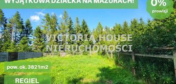Działka blisko jeziora – regiel koło ełku!