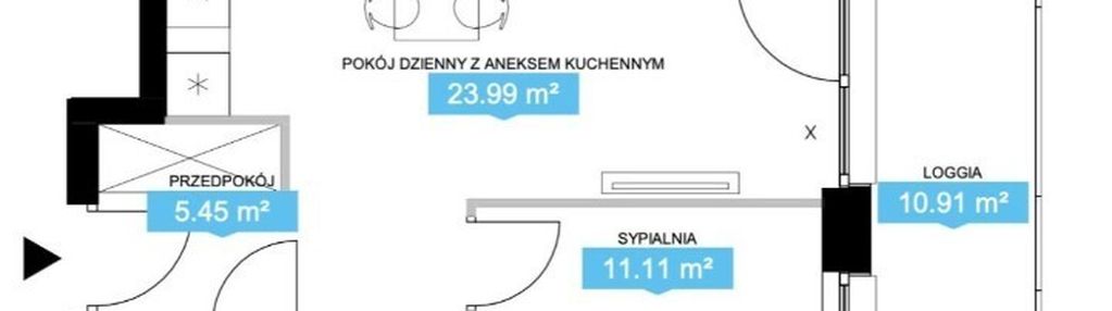 2-pokojowe mieszkanie na woli