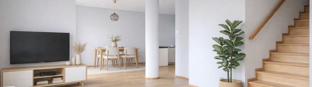 Dwupoziomowe | 86,9 m² | 2 balkony + widok zieleń