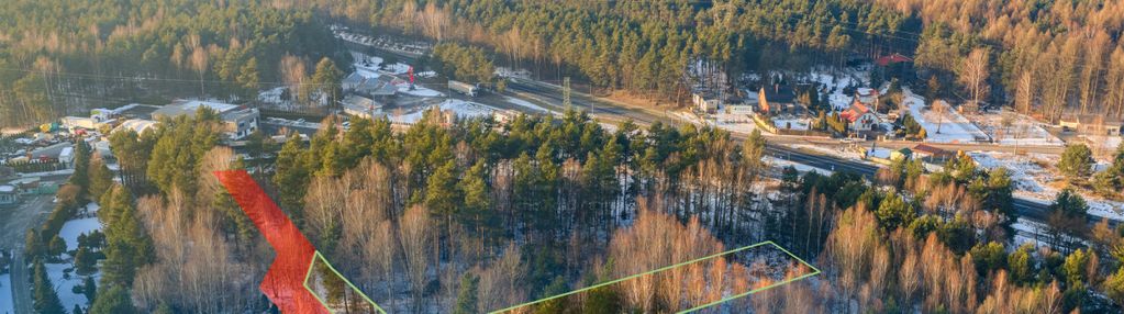 Działka przy lesie, olsztyn skrajnica