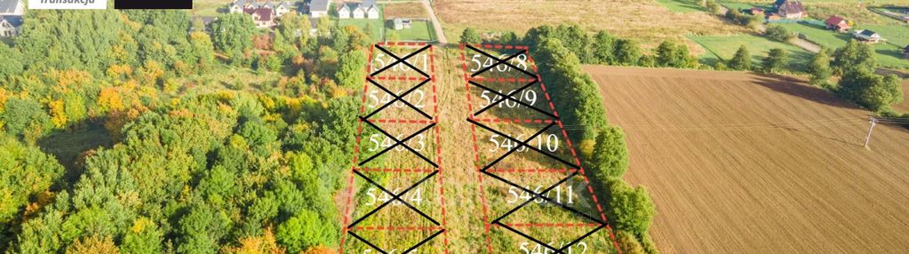 Działki w jantarze, media przy działce!