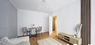 Eleganckie 2 pokoje z balkonem na grunwaldzie