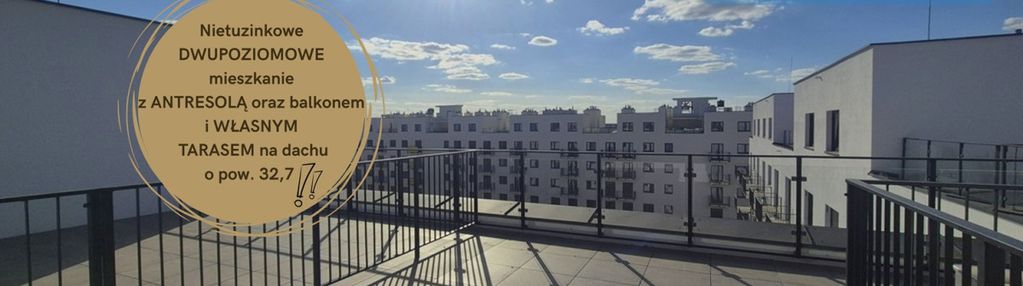 Dwupoziomowe❗balkon❗własny taras na dachu 32m2❗