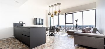 Hanza tower, 22 piętro, piękny widok