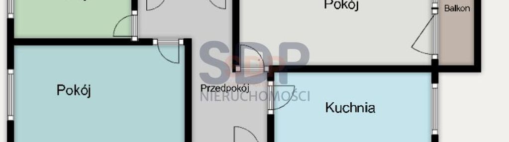 Przestronne 3pokoje z balkonem na zielonym gądowie