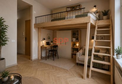 Nowoczesny apartament z antresolą | historyczna kamienica na szewskiej