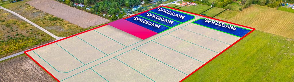 Zarzęcin 1066 m² – 600 m od zalewu, media, asfalt