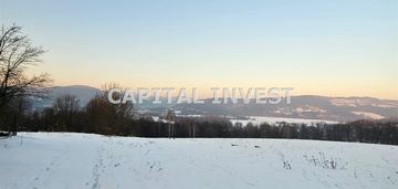 Działka w górach nad jeziorem i rzeką.