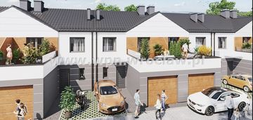 Nowe gotowe domy szeregowe 126mkw, taras, garaż
