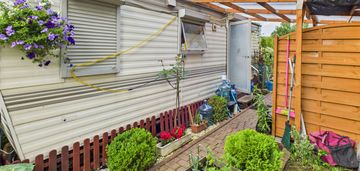 Zabudowana i zadbana działka rod przy motławie!