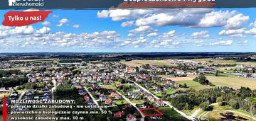 Uzbrojona, płaska działka z miejscowym planem!