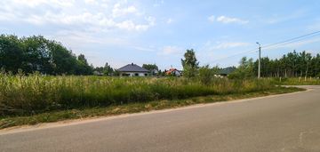 Justynów: działka 1299 m², pozwolenie i media