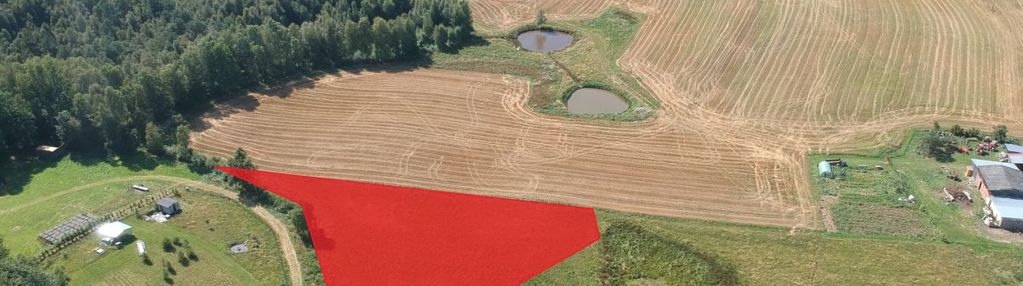 Działka budowlana w pobliżu lasu w sercu kaszub