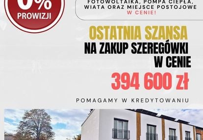 Domy w zabudowie szeregowej 68m2 z wiatą.