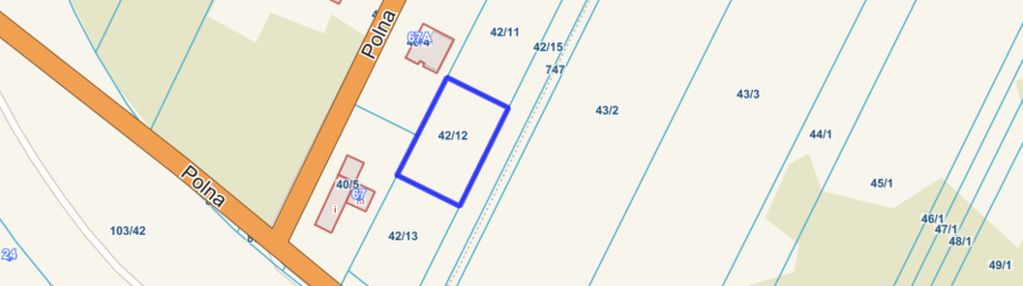 Działka inwestycyjna 1008 m² - łajsk