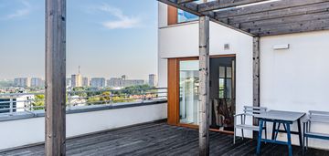 Mieszkanie z tarasem przy metro słodowiec