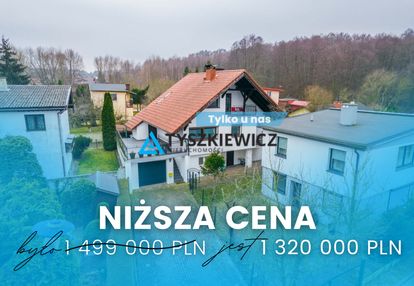 Duży dom w drugiej linii brzegowej -charzykowy