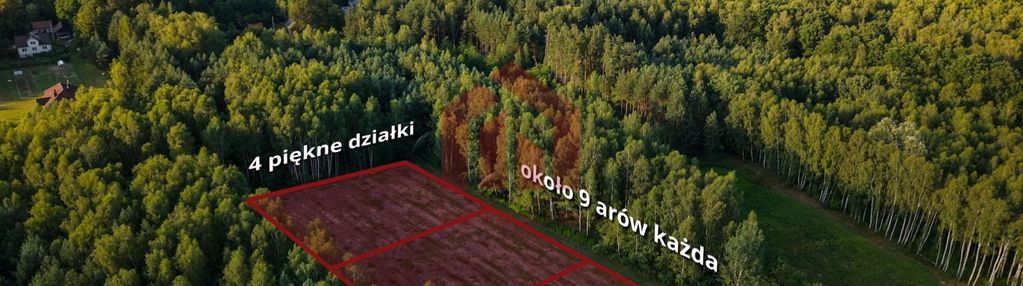 Działki budowlane lesie - okazja, jedyne takie!