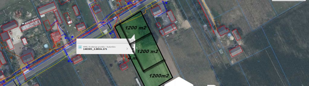 Działka bud.pod garwolinem 1200 m2