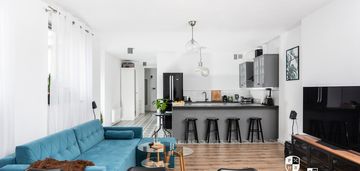 Klima 95 m2 m|40 m2 salon| prestiżowa inwestycja