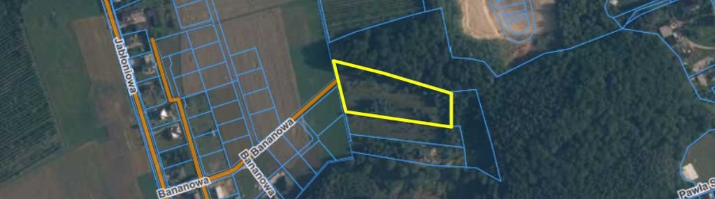 Działka pod lasem 15km od gdańska.