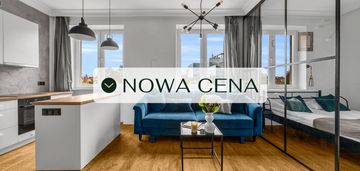 Stylowy apartament 42 m² | ogród krasińskich