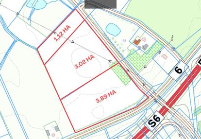 Działka inwestycyjna przy drodze s6 w modlimowie