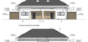Projekt gotowy do budowy, dwulokalowy, szarotkowa