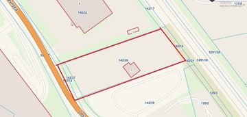 Działka w centrum koło gemini