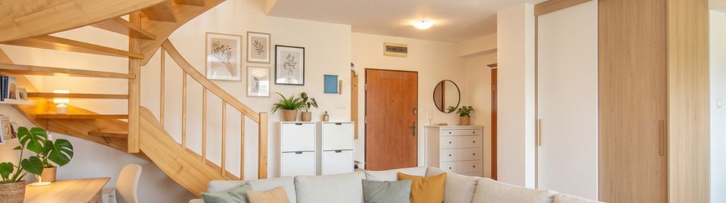 95 m² | 4 pokoje | 2 balkony | 2 poziomy |piątkowo