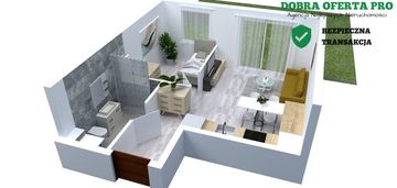 Mieszkanie z ogrórkiem o pow:17,25 m2!