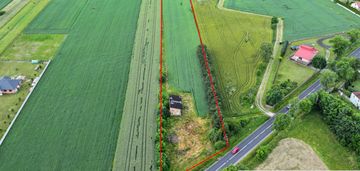 Działka inwestycja 1,7 ha ; dom w stanie surowym