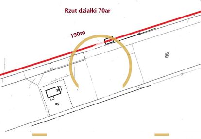 Działka budowlana. 70ar. nasutów.
