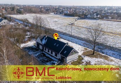 Nowy dom parterowy z dz.1250m2 w lublińcu