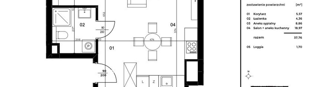 1 lub 2 pokoje / cesja - taniej niż u dewelopera!